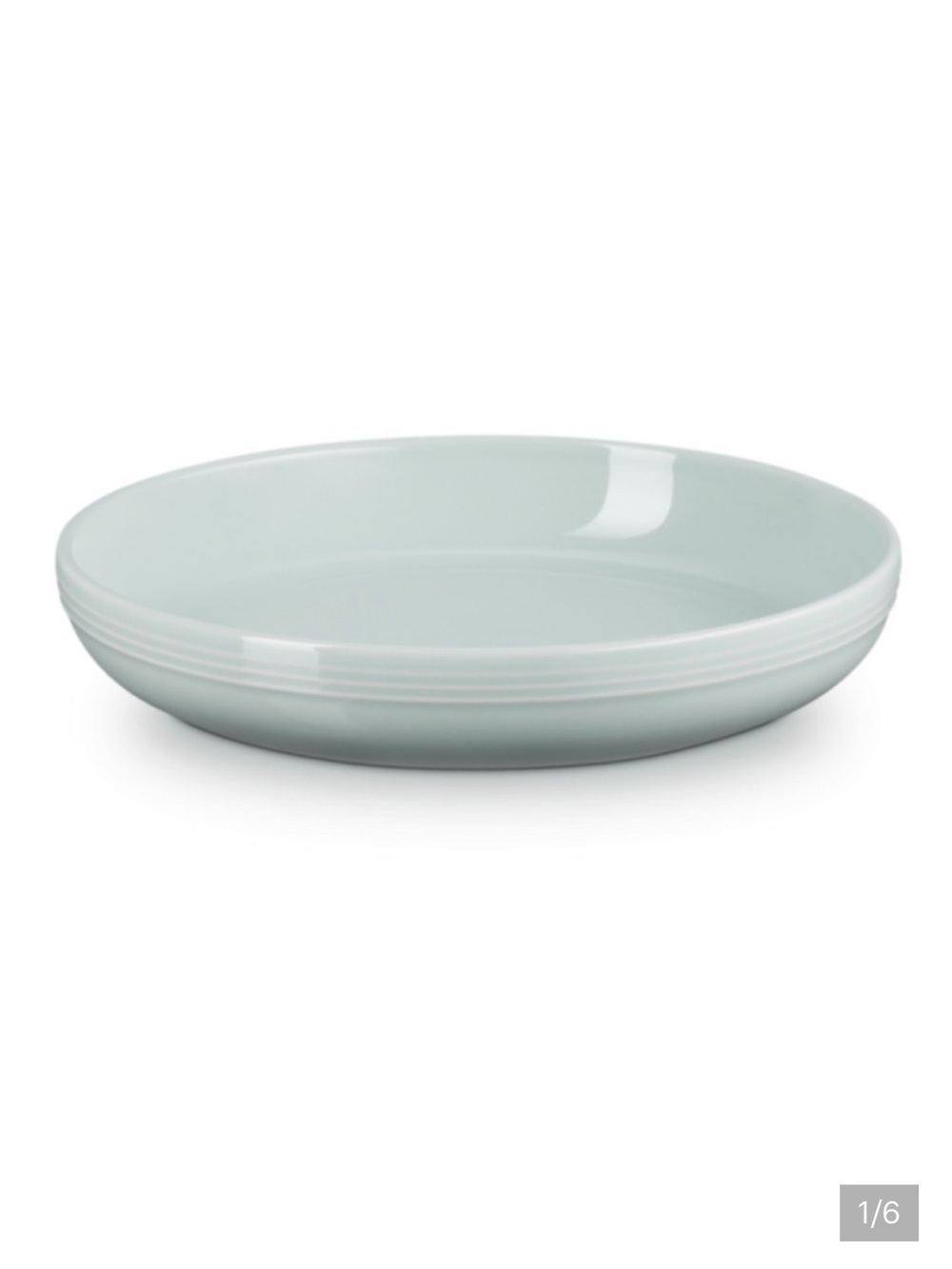 LE CREUSET COUPE SOUP PLATE SEA SALT, Set of 3